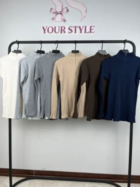 بافت کبریتی نیم زیپ 7724