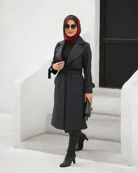 مدل بارانی ژیله دگمه کد 762