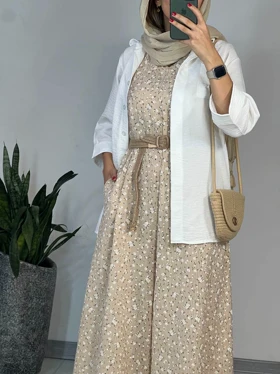 سرهمی بابونه همراه با کمربند