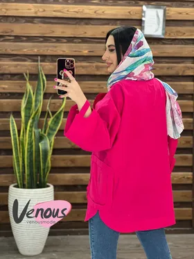 مانتو چهار دکمه آستین چاک