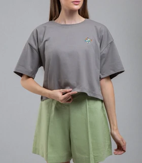 تیشرت کراپ طرح روبیک کد 712132