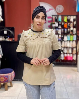 تی‌شرت گلدوزی