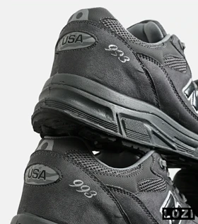 کفش کتانی بزرگ پا طوسی فیلی NEW BALANCE 993