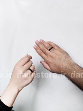 رینگ ساده مشکی