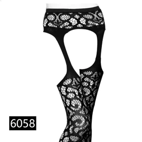 جوراب شلواری فاق باز کد 6058