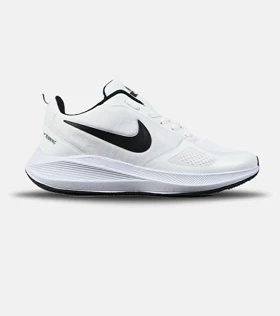 کفش کتانی مردانه و زنانه سفید مشکی Nike guide 10 مدل 4027