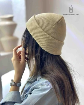 کلاه بافت ساده
