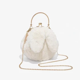 کیف دوشی دخترانه خرگوش پولیشی- وارداتی