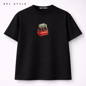 تیشرت باکسی 100٪ پنبه (Coca-Cola) | کد 1381