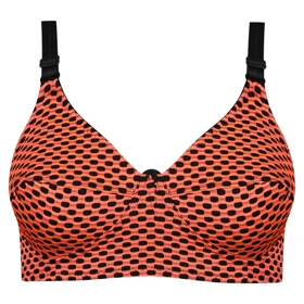 سوتین بدون فنر خال‌خالی پاستیلی کد 104651