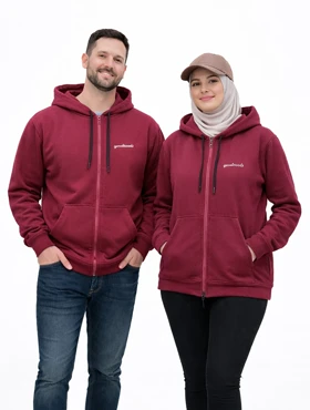 سویشرت اسپورت نرم و کیفیت بالا20048 (زرشکی)