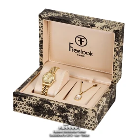 ست ساعت و گردنبند فری لوک Freelook FL.4.10001-2SET-G