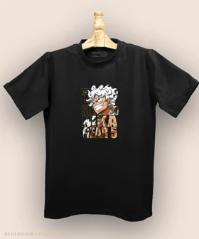 تیشرت مردانه و زنانه طرح وان پیس شخصیت جوی بوی کد 971