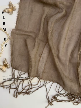 شال لینن تک‌رنگ 20684