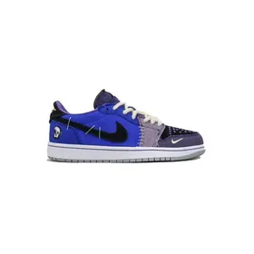 کفش ایرجردن 1 ساق کوتاه وودو آبی Nike Air Jordan 1 Low OG Voodoo