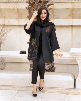 مانتو کتی مازراتی گلدوزی کد 1255