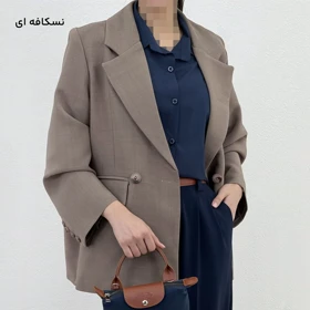 کت زنانه کرپ هرمس کلاسیک | آی بولک