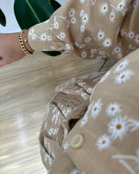 پیراهن مانتویی بابونه