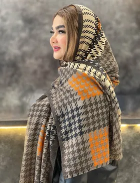 شال طرح دار کد : L117D