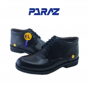 نیم بوت مردانه چرم طبیعی مدل الوادور کد 423 مشکی کد 692