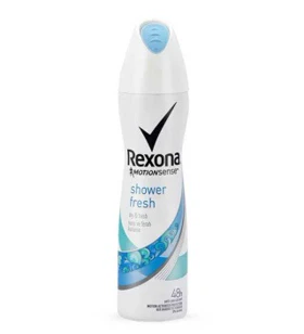اسپری دئودورانت ضد تعریق زنانه مدل shower fresh رکسونا حجم 150میل