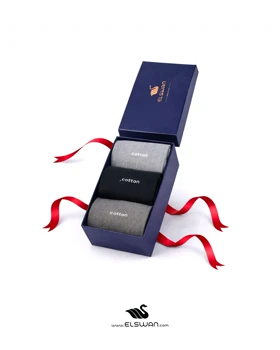 پک جوراب ساق‌دار 3 تایی دارک کلاسیک dark classic جعبه