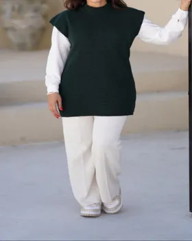 ست مانتو و سارافون بافت کد 339