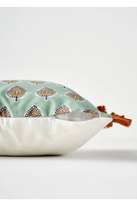 روکش کوسن Bella Maison مدل Indian Elegance Püsküllü - چندرنگ