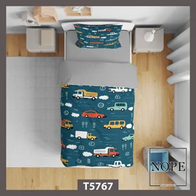 روتختی کودک طرح ماشین ها مدل T5767