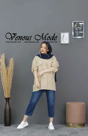مانتو کتی لینن شش دکمه