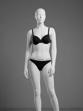 ست شورت اسلیپ و سوتین فنر دار نخ پنبه کلوین کلاین Calvin Klein