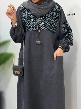 پیراهن مانتویی پاییزه آوان 4