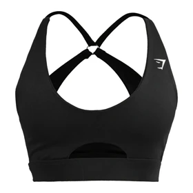 نیم‌تنه ورزشی زنانه جیم شارک مدل PB-4H0248 مشکی