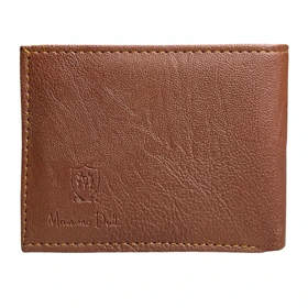 کیف پول مردانه Massimo Dutti مدل mc-360 (قهوه ای)