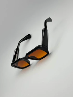 عینک دسته سیم پرادا کد 5101 Prada (مشکی‌‌نارنجی)