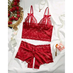 ست دانتل فاق باز قرمز برند هاریکا کد 1408