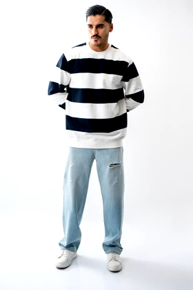 دورس آستین بلند راه راه مردانه