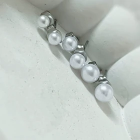 گوشواره میخی مرواریدی