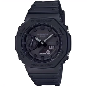 ساعت مچی مردانه کاسیو Casio مدل GA-2100-1A1DR صفحه مشکی