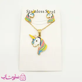 نیم ست بچگانه دخترانه مدل اسب شاخدار