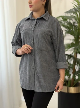 مانتو مخمل کبریتی کد2462