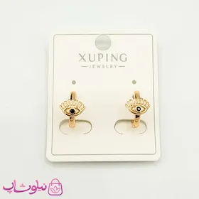 گوشواره حلقه‌ای زنانه ژوپینگ مدل چشم