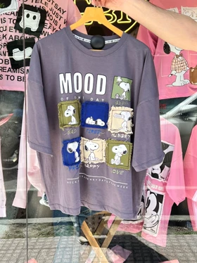 تیشرت (MOOD) 12504 (طوسی)