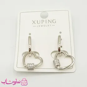 گوشواره دخترانه آویزدار ژوپینگ قلبی