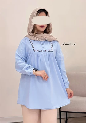 مانتو گلدوزی ماهلین