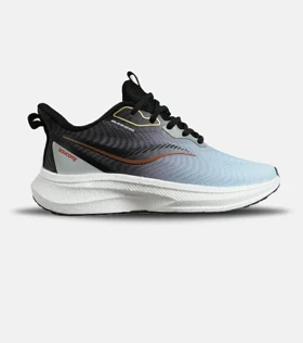 کفش کتانی طوسی آبی Saucony Ride Review مدل 7180