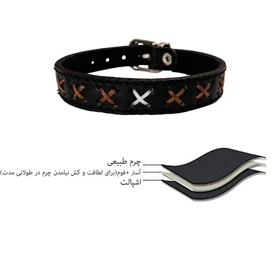 دستبند چرم وارک مدل اولگا کد rb84