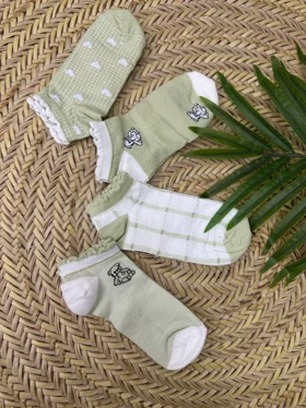 جوراب مچی طرحدار 3895