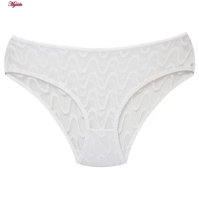 ست شورت و سوتین زنانه لنا مدل فنردار بند متحرک کاپ اسفنجی سفید کد 4959