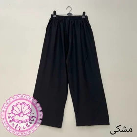 شلوار بابوس کژوال در رنگبندی متنوع(کد1450) (مشکی)